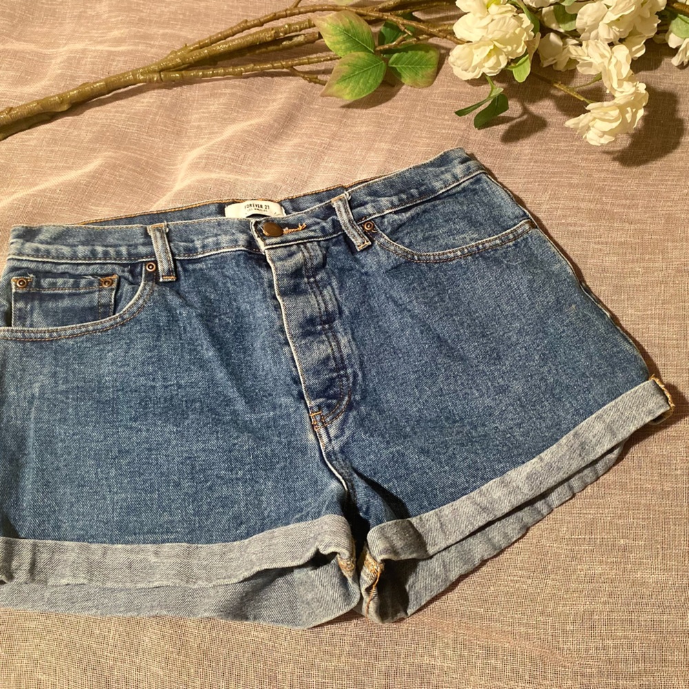 Vintage forever 21 denim shorts